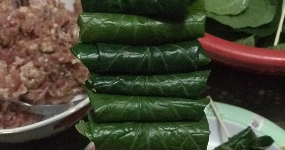 Bò cuộn lá lốt