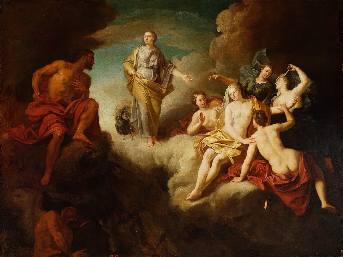 Juno asks Aeolus to destroy Aeneass ships 1727