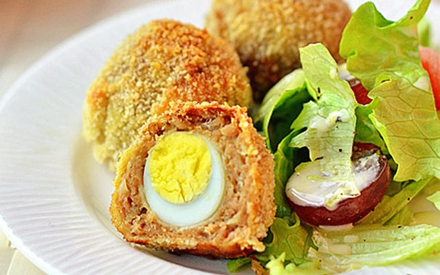 Trứng Cút Bọc Thịt Bằm