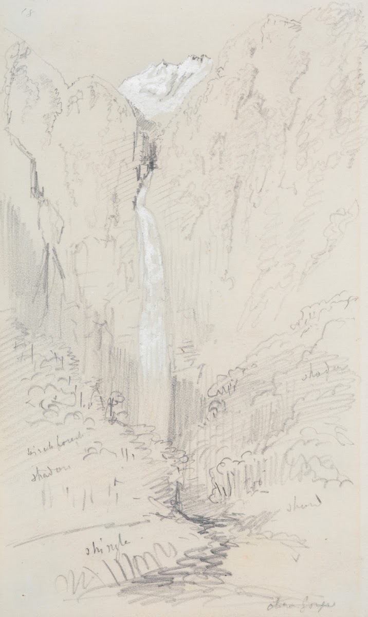 Otira Gorge Waterfall The Devils Punchbowl 1866