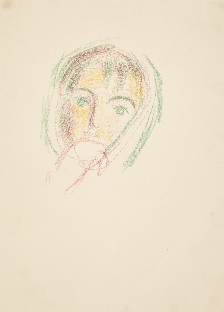 Kunstnerens søn Franz Hoved 1926