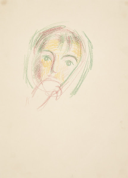 Kunstnerens søn Franz Hoved 1926