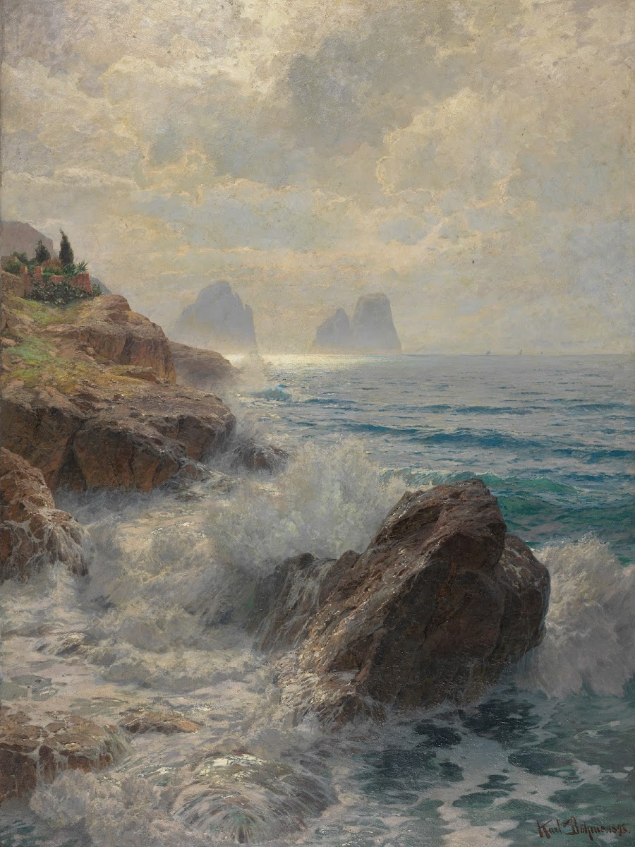 Morgenstimmung am Strand von Capri 1893
