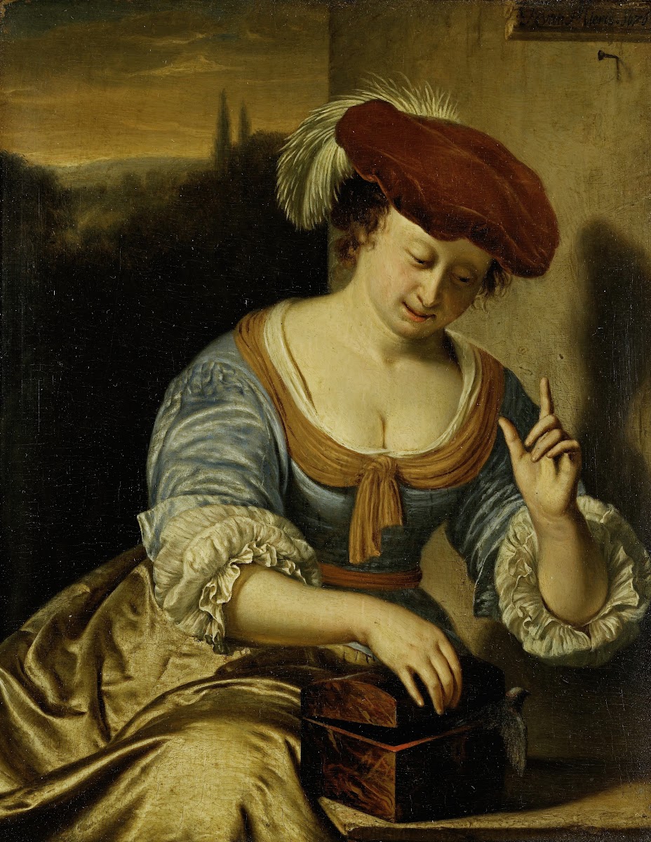Escaped Bird Allegory of Chastity 1676