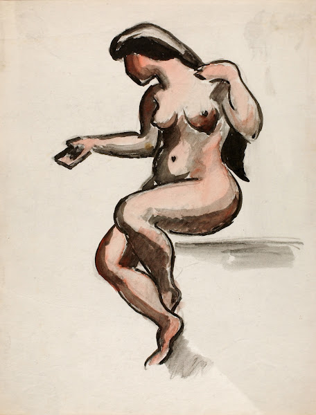 Seated Female Nude