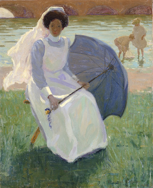 Woman With Green Parasol 1908