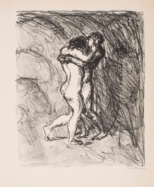 The Reunion Plate 6 from the series The Return of Eurydice Three Cantos 1909
