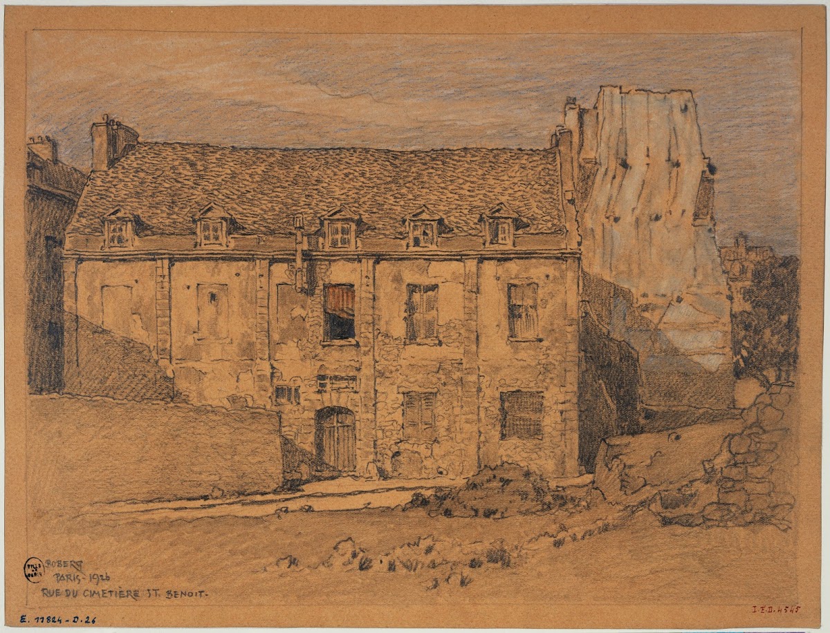 Maison rue du Cimetière Saint Benoit 1926