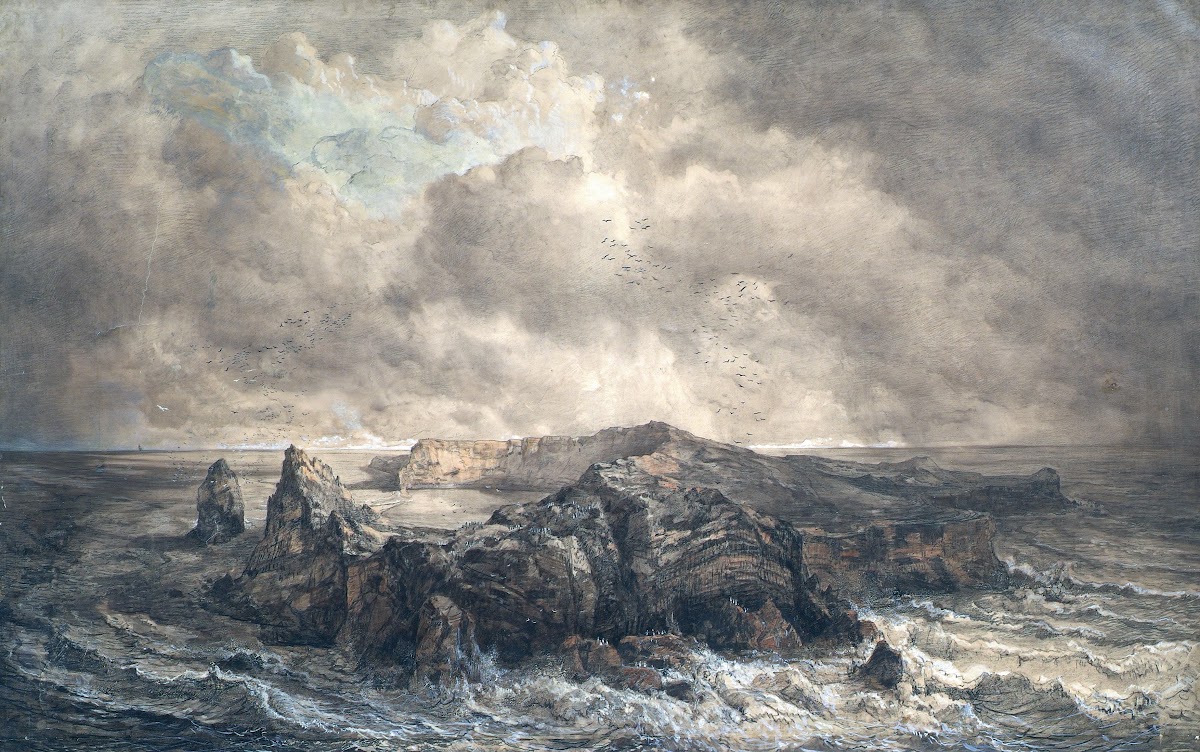 Die Insel St Paul im Indischen Ozean