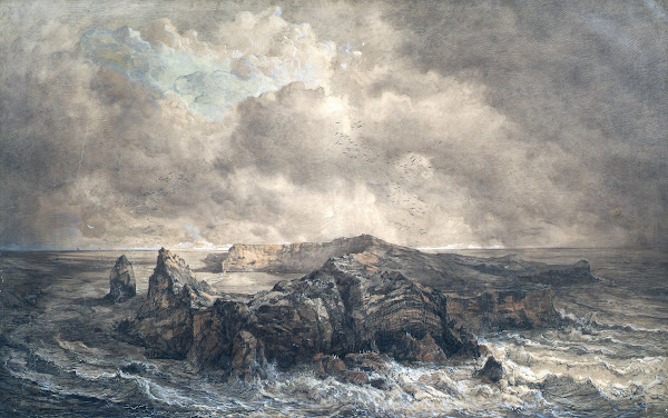 Die Insel St Paul im Indischen Ozean