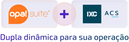Logos Opa! Suite + IXC ACS - Dupla dinâmica para sua operação