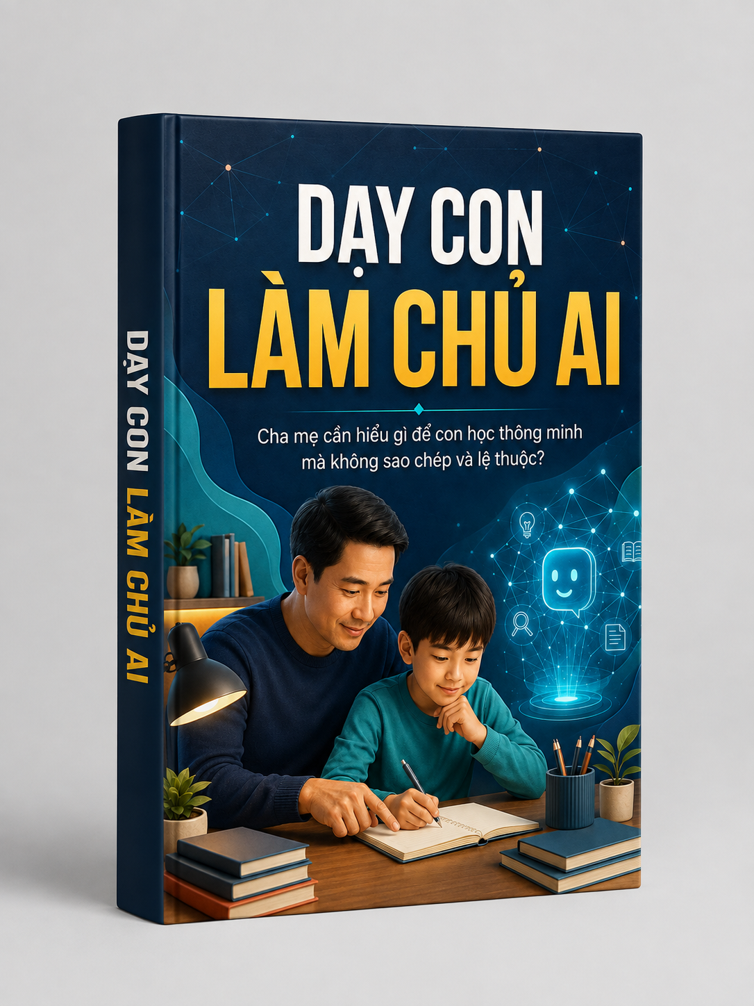 DẠY CON LÀM CHỦ AI – Cẩm nang giúp con học thông minh, không sao chép, không lệ thuộc