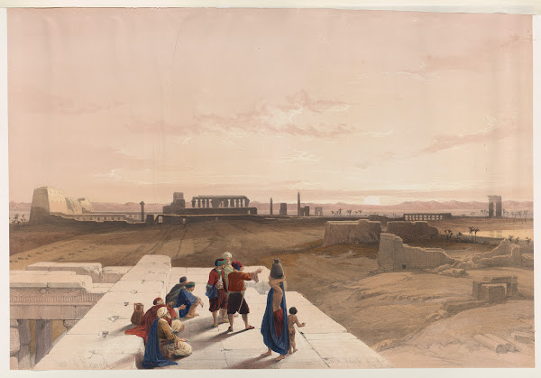 Ruins of Karnack Karnak 1846 1849