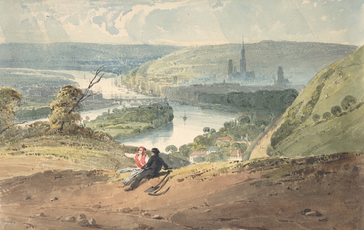 View of Rouen from St Catherines Hill 182122