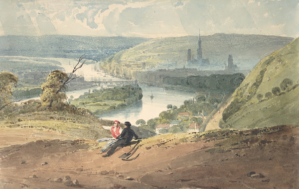 View of Rouen from St Catherines Hill 182122