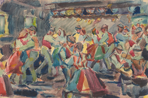 Study for the Painting Wedding in a Village 19301939