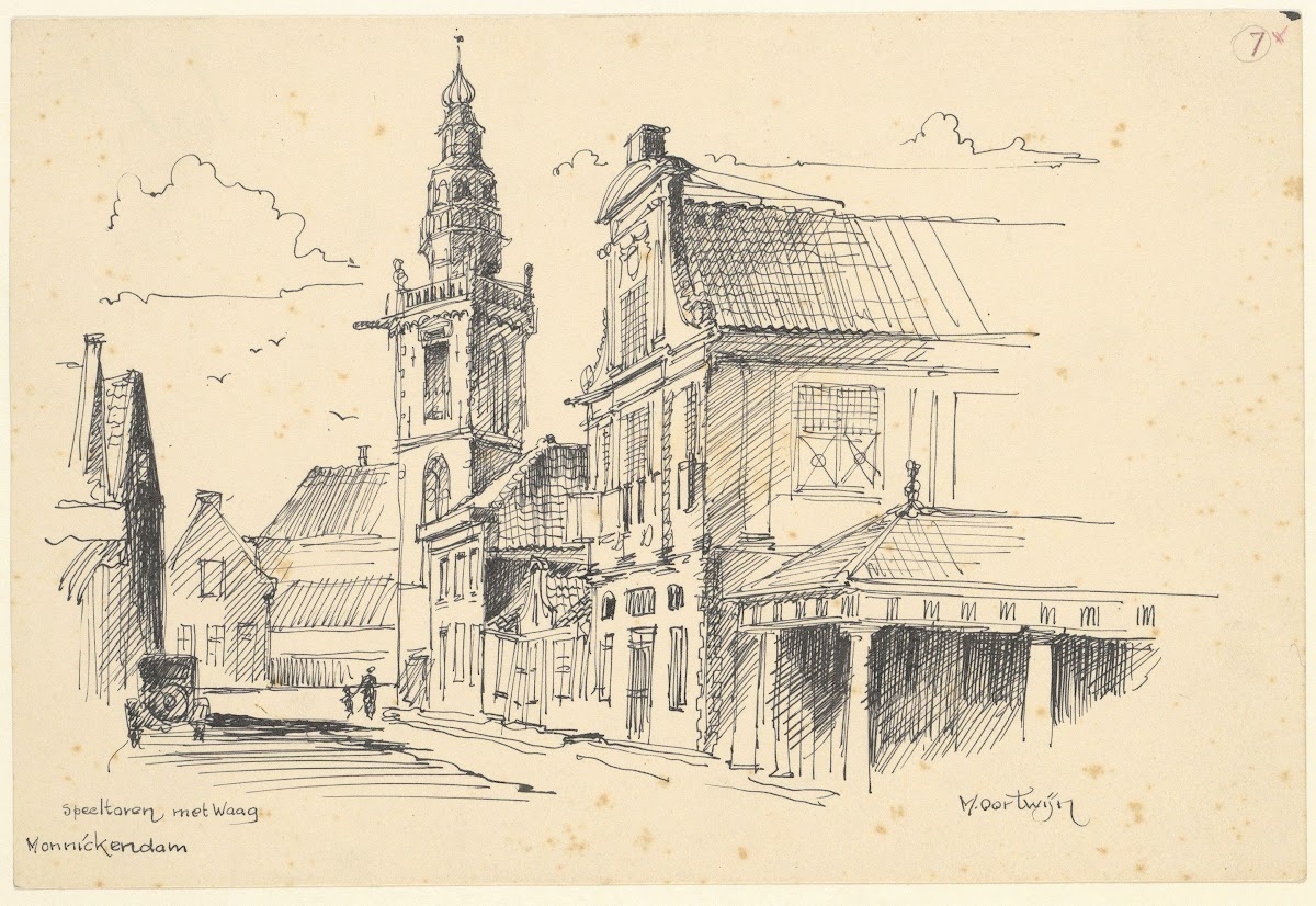 Speeltoren en de Waag 1930 1950