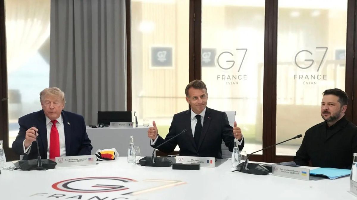 Tổng thống Mỹ, Pháp và Ukraine gặp nhau bên lề Hội nghị G7 - Báo VietnamNet