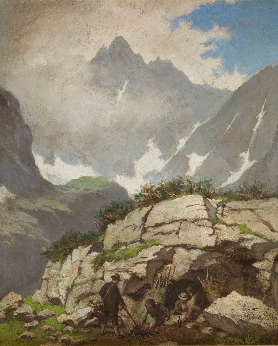 Rock Refuge of Reverend Stolarczyk in the Tatra Mountains 1876