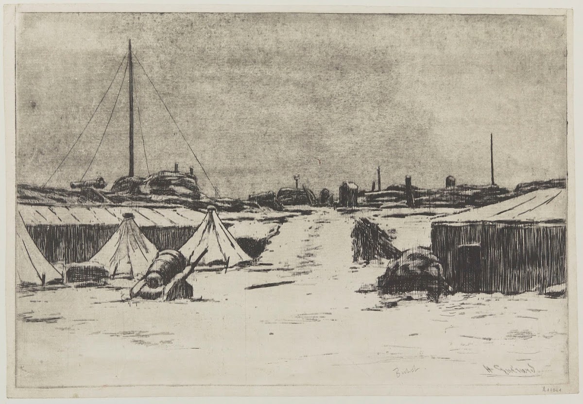 Un bastion effet de neige 1888
