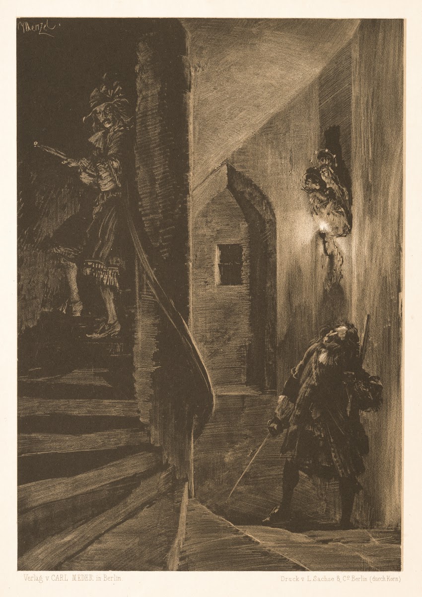 Chase on the Winding Staircase 1851