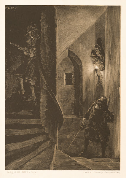 Chase on the Winding Staircase 1851