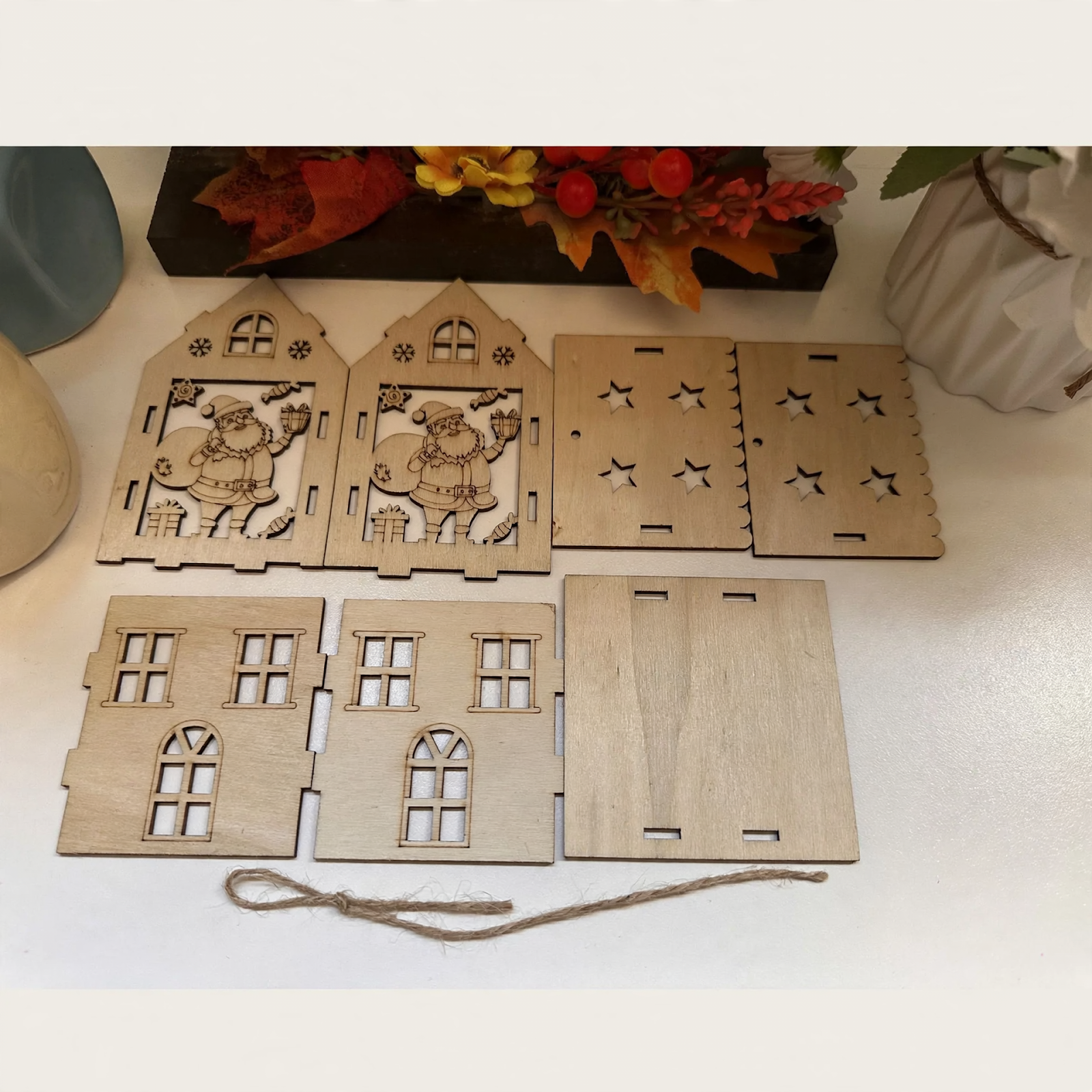 3D wooden Christmas house to assemble