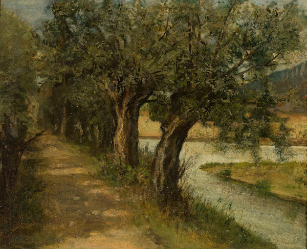 Road at waterside