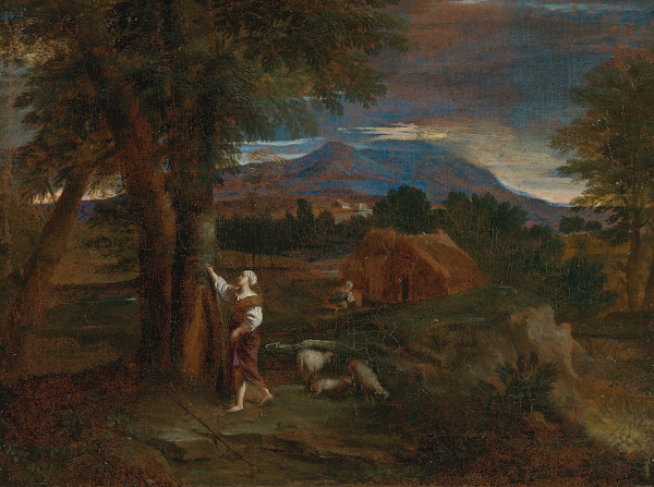 Erminia Carving The Name Of Tancred On A Tree