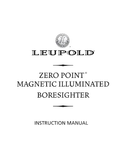 leupold zero point magnetic illuminated boresighter