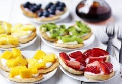 Kết hợp lại để ra món Pancake cầu vồng nào!!!