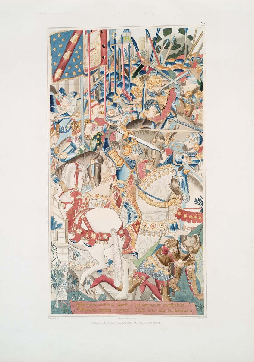 Tapisserie ayant appartenu au chevalier Bayard 2 1838