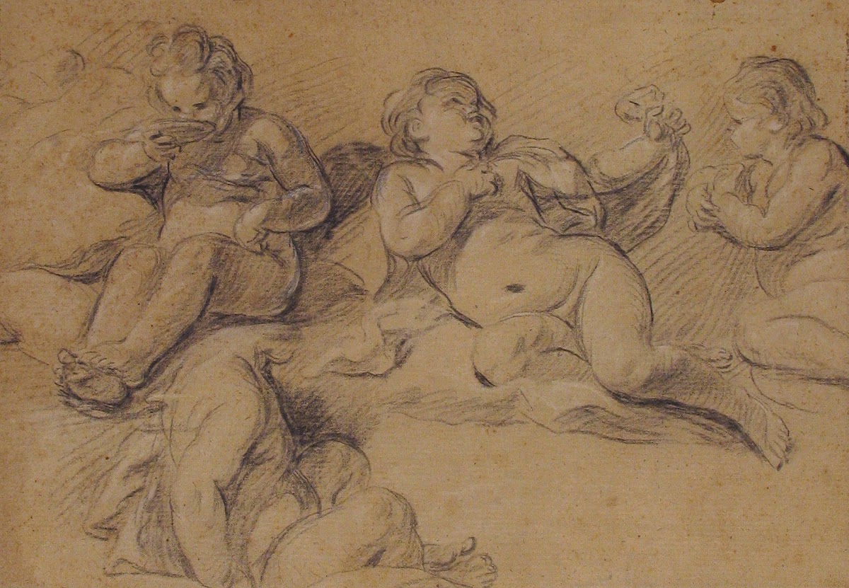 Four Studies of a Nude Child 18th century