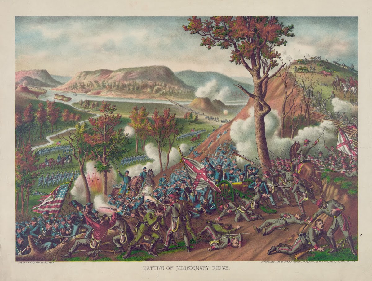 Battle of Missionary Ridge  fought November 23 25 1863 1886