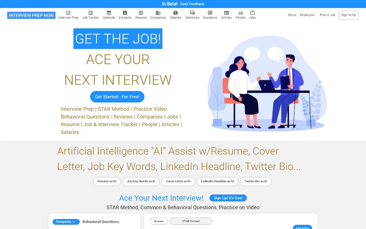 Captura de Interview Prep Now