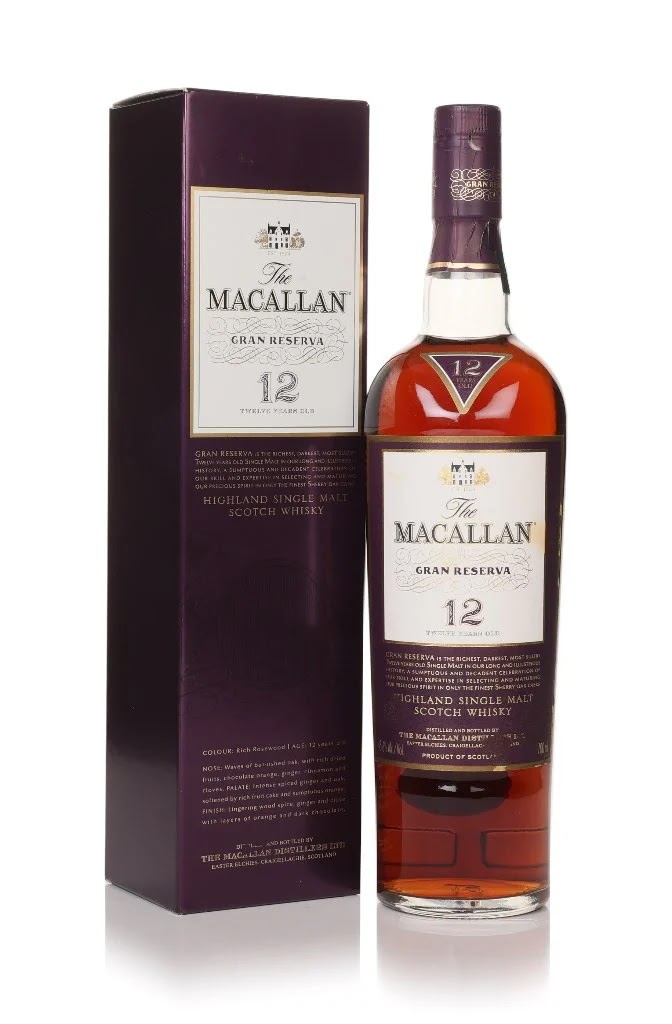The Macallan 12 Year Old Gran Reserva 70cl Whisky