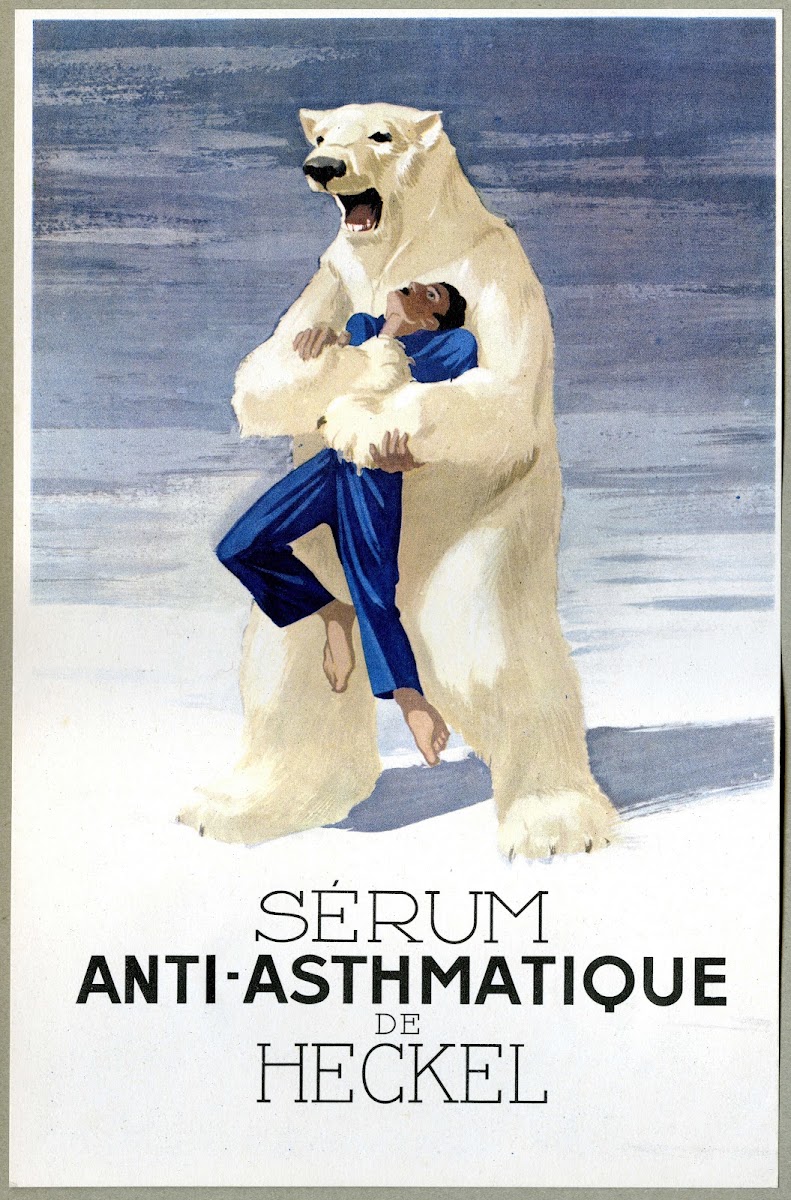 Serum anti asthmatique de Heckel 1910 1950