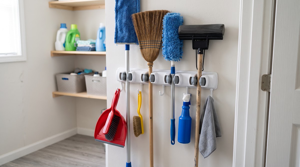 Best Mop and Broom Holders for Utility Closets (2026) - BEST BUDGET — IN CONTEXT