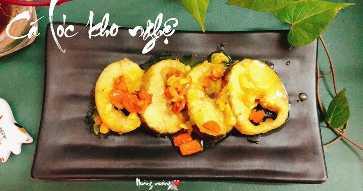 Cá lóc đồng kho nghệ !