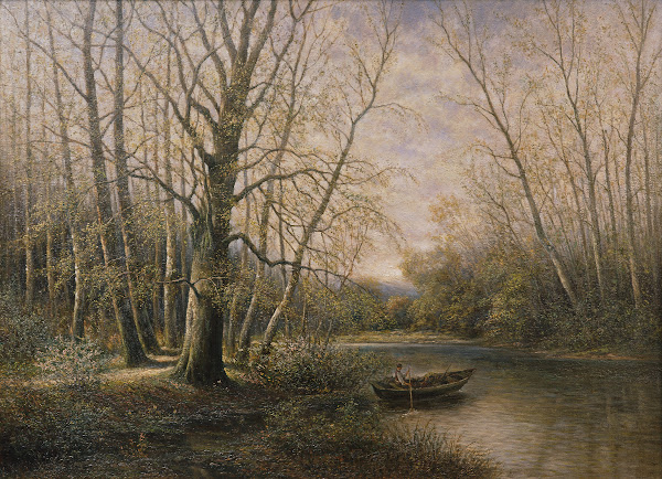 March Auen im Frühling 1900 1910