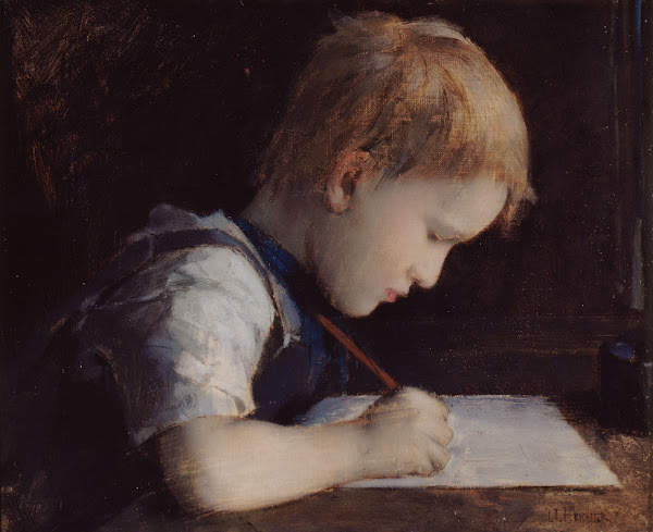 Le petit écriveur 1869