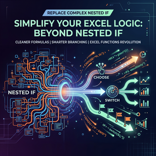 CHOOSE, SWITCH, IFS: Thay Thế Nested IF Cho Công Thức Sạch Hơn