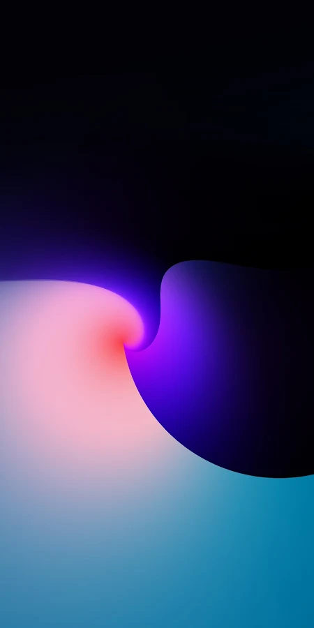 Gradient, Abstract, Curves, Modern 4K iPhone Phone Wallpaper
