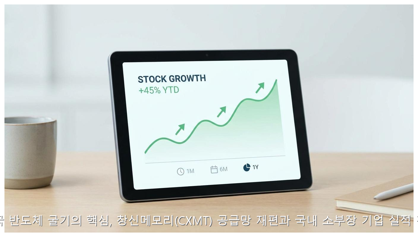 2026년 중국 반도체 굴기의 핵심, 창신메모리(CXMT) 공급망 재편과 국내 소부장 기업 실적 전망 리포트 핵심 안내 및 분석 인포그래픽 (8)
