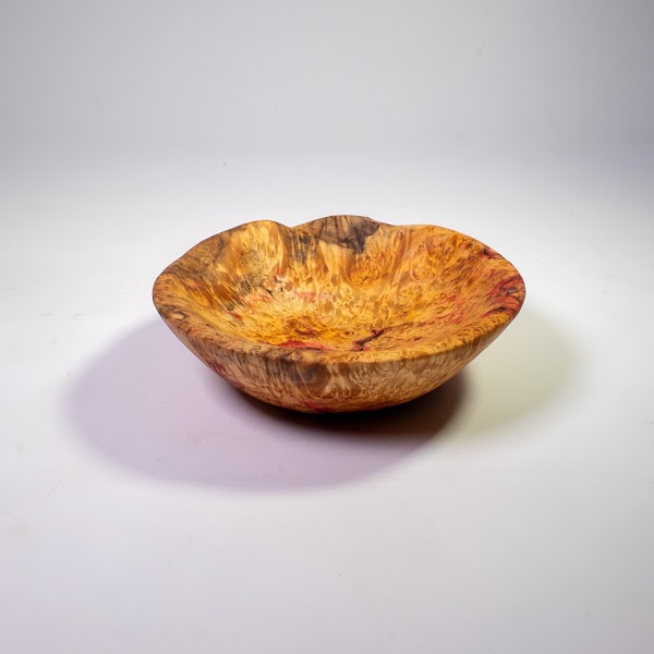 Maple burl vase