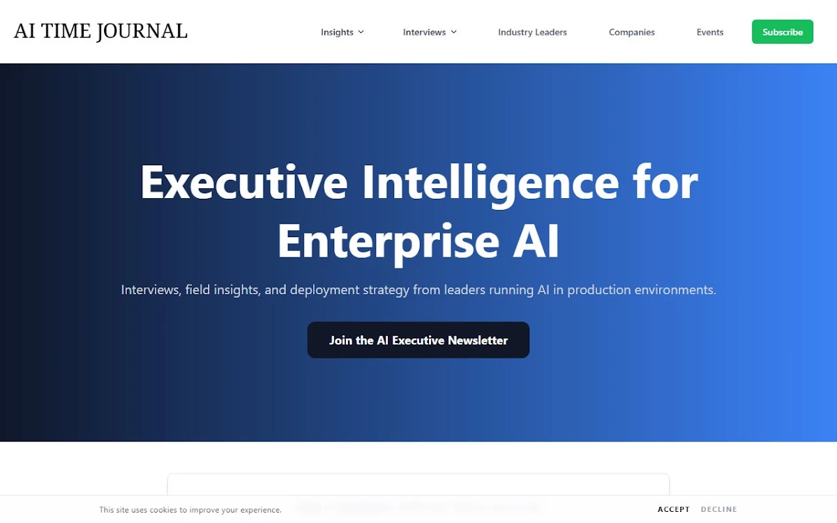 Captura de The AI Times
