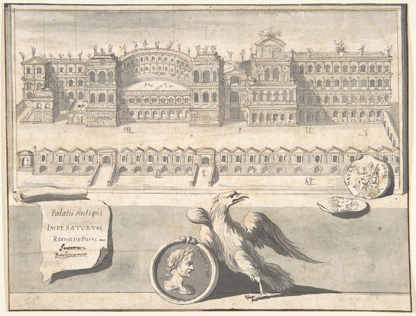 A Reconstructed View of the Palace on the Palantine Hill before 1704
