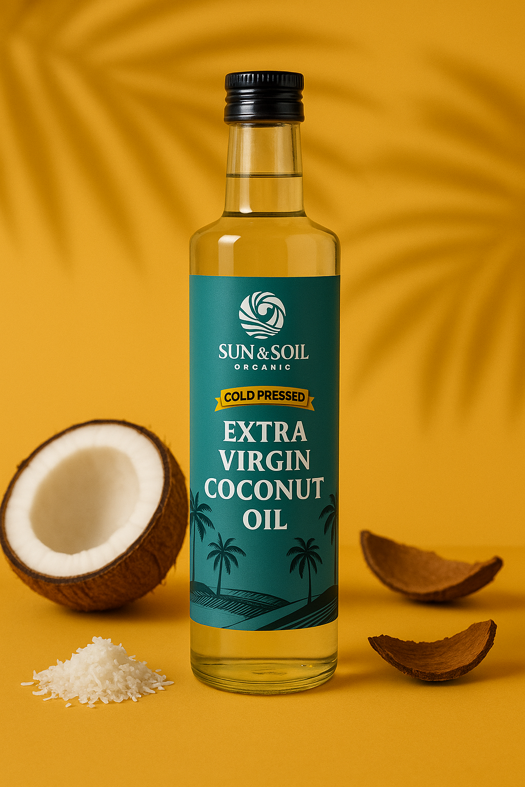 Sun & Soil coconut oil product shot