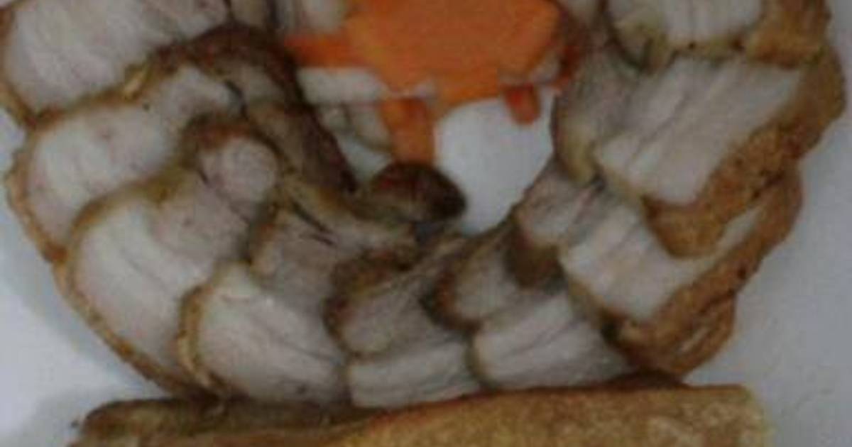 Ba chỉ chiên giòn không dầu