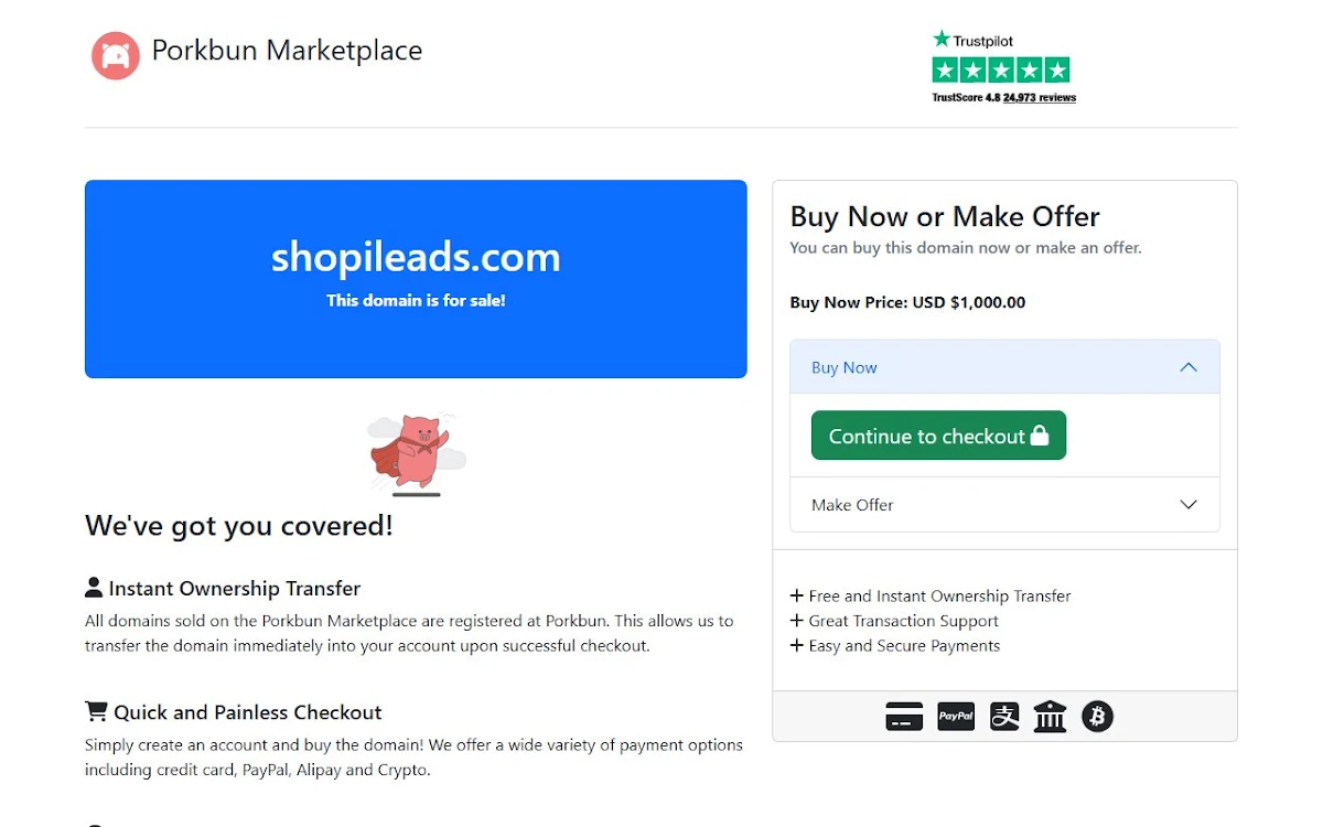 Captura de Shopileads